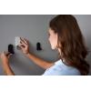 imageDuck Brand EasyMounts Picture Hanger for Interior Drywall  Frame Hangers for Hanging Pictures  Wall Hanging Kit with BuiltIn Level No Tools Required  Holds Up to 15lbs  Gray 6PackBlack