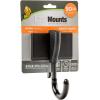 imageDuck EasyMounts Garage Hooks Heavy Duty  Storage and Organization for Tools  Wall Mount Hook for Sheds and Outdoor  No Tool Install  Up to 50 lbs  Black Pack of 1 Hook ampamp All Hanging Hardware