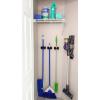 imageDuck EasyMounts Garage Organization Kit  2 Heavy Duty Hooks and 1 Mop ampamp Broom Holder  Wall Mount Hanging Storage  No Tool Drywall Install  Black Includes All Hanging HardwareTool Holder