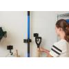 imageDuck EasyMounts Garage Organization Kit  2 Heavy Duty Hooks and 1 Mop ampamp Broom Holder  Wall Mount Hanging Storage  No Tool Drywall Install  Black Includes All Hanging HardwareTool Holder