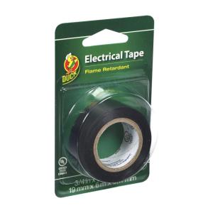 imageDuck Brand Professional Electrical Tape 075Inch by 66Feet Single Roll Black 551117Black