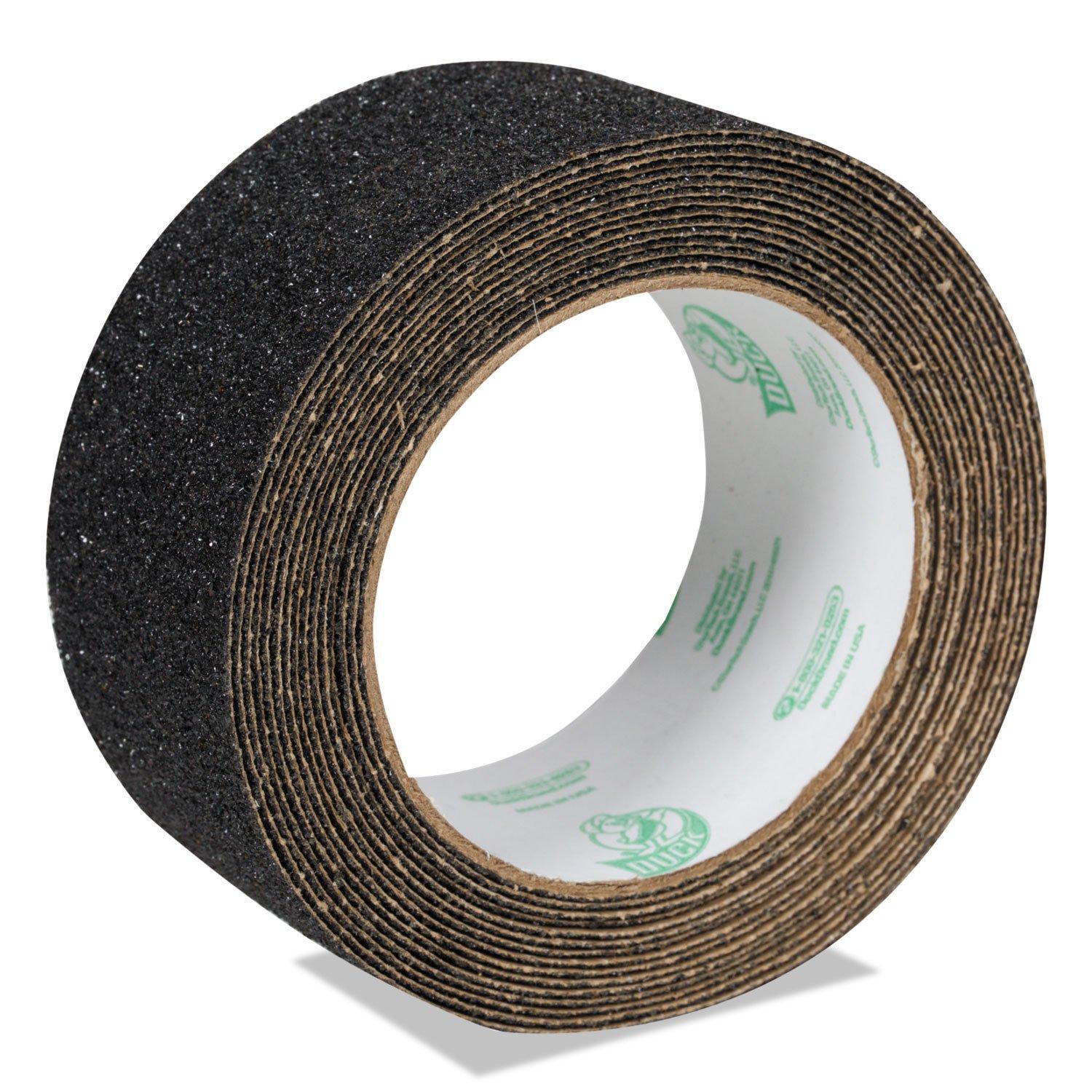 imageDuck Brand 2Inch by 5Yard Single Roll Outdoor AntiSlip Tread Tape Black 10274752 in x 5 yds