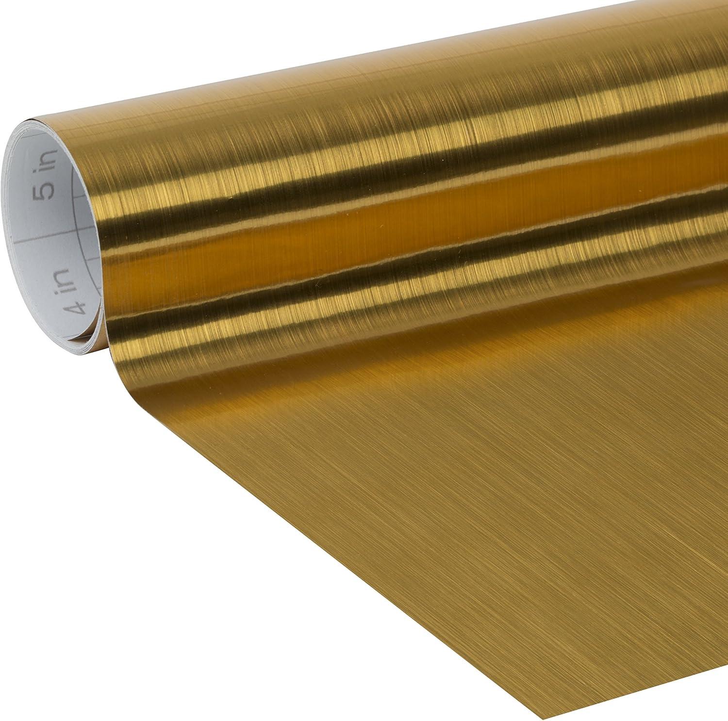 imageDuck Brand Deco Adhesive Laminate  Metallic Gold 12 in x 10 ftMetallic Gold