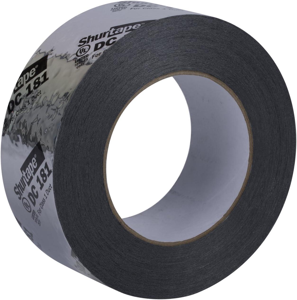 imageDuck Brand HVAC UL 181BFX Listed Foil Tape for Flexible Ducts 188Inch by 120 Yards Single Roll Silver 673753Flexible Ducts