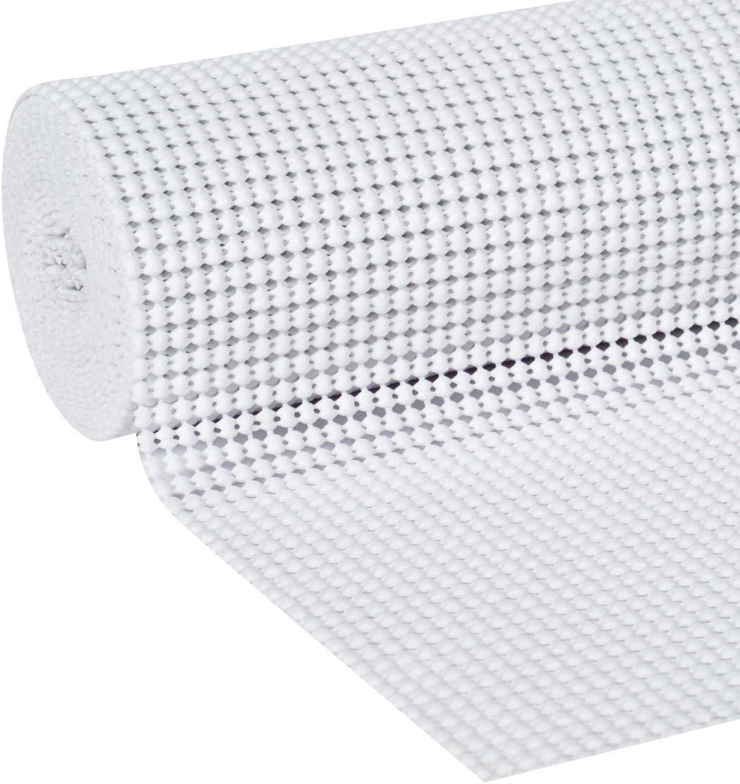 imageDuck Brand Select Grip Easy Liner Shelf and Drawer Liner NonAdhesive 12Inch x 10Feet BlackWhite