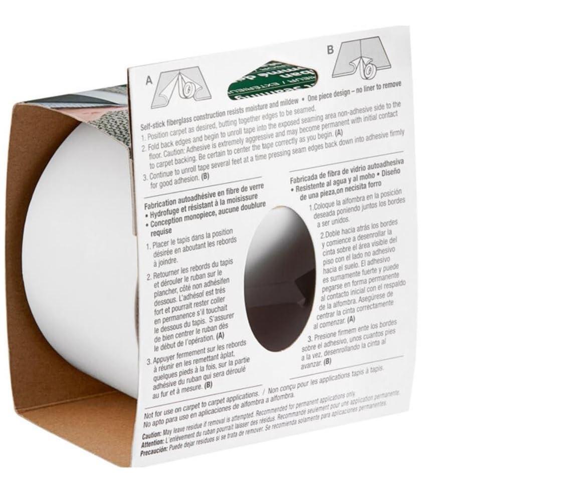 imageDuck Brand SelfAdhesive Fiberglass Carpet Seaming Tape 244Inch by 15Feet Single Roll 286519244 Inch x 15 Feet