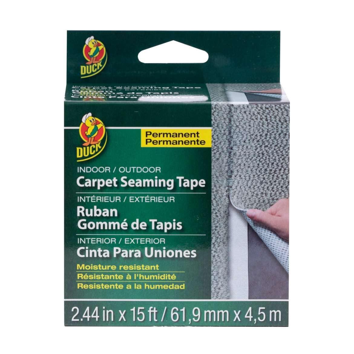 imageDuck Brand SelfAdhesive Fiberglass Carpet Seaming Tape 244Inch by 15Feet Single Roll 286519244 Inch x 15 Feet