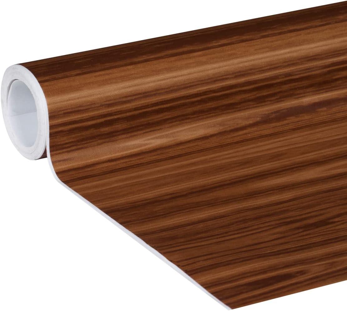 imageEasyLiner Adhesive Shelf Liner for Cabinets ampamp Cupboards  Easy to Install ampamp Cut to Fit  SelfAdhesive Shelf Paper  Peel and Stick Shelf Liner  Easy to Clean ampamp Removable  90 Total Feet  SoapstoneDark Oak