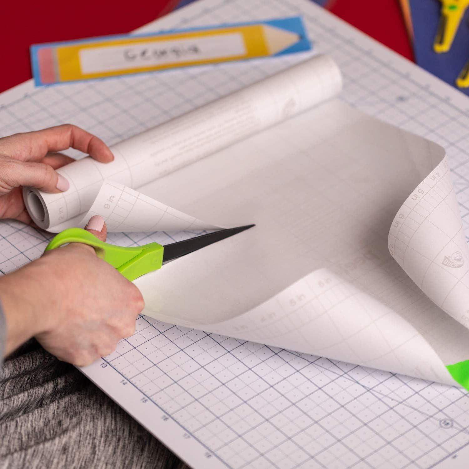 imageEasyLiner Clear Adhesive Shelf Liner for Cabinets Cupboards ampamp Protective Covering  Peel and Stick Shelf Liner Easy to Cut ampamp Fit  Self Adhesive ampamp Removable  20quot x 30 Feet  1 Roll20W x 30L