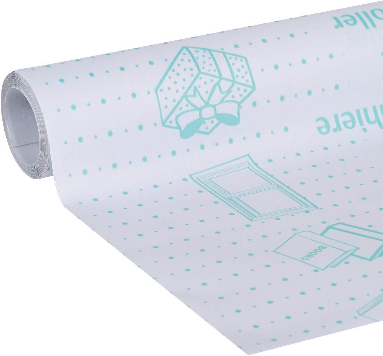 imageEasyLiner Clear Adhesive Shelf Liner for Cabinets Cupboards ampamp Protective Covering  Peel and Stick Shelf Liner Easy to Cut ampamp Fit  Self Adhesive ampamp Removable  20quot x 30 Feet  1 Roll20W x 30L