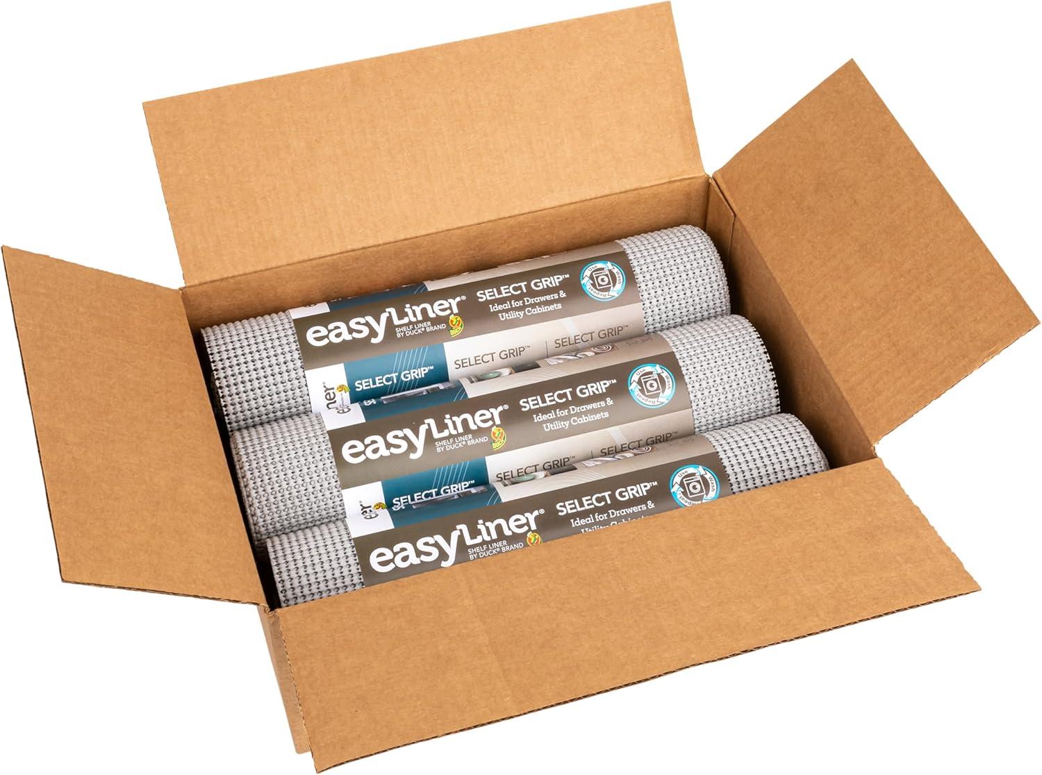 imageEasyLiner Select Grip Shelf Liner for Drawers ampamp Cabinets  Easy to Install ampamp Cut to Fit  Non Slip Non Adhesive Grip Shelf Liner for Kitchen Drawers Bathroom Pantry  20in x 6ft Fern Green 6 RollsGray