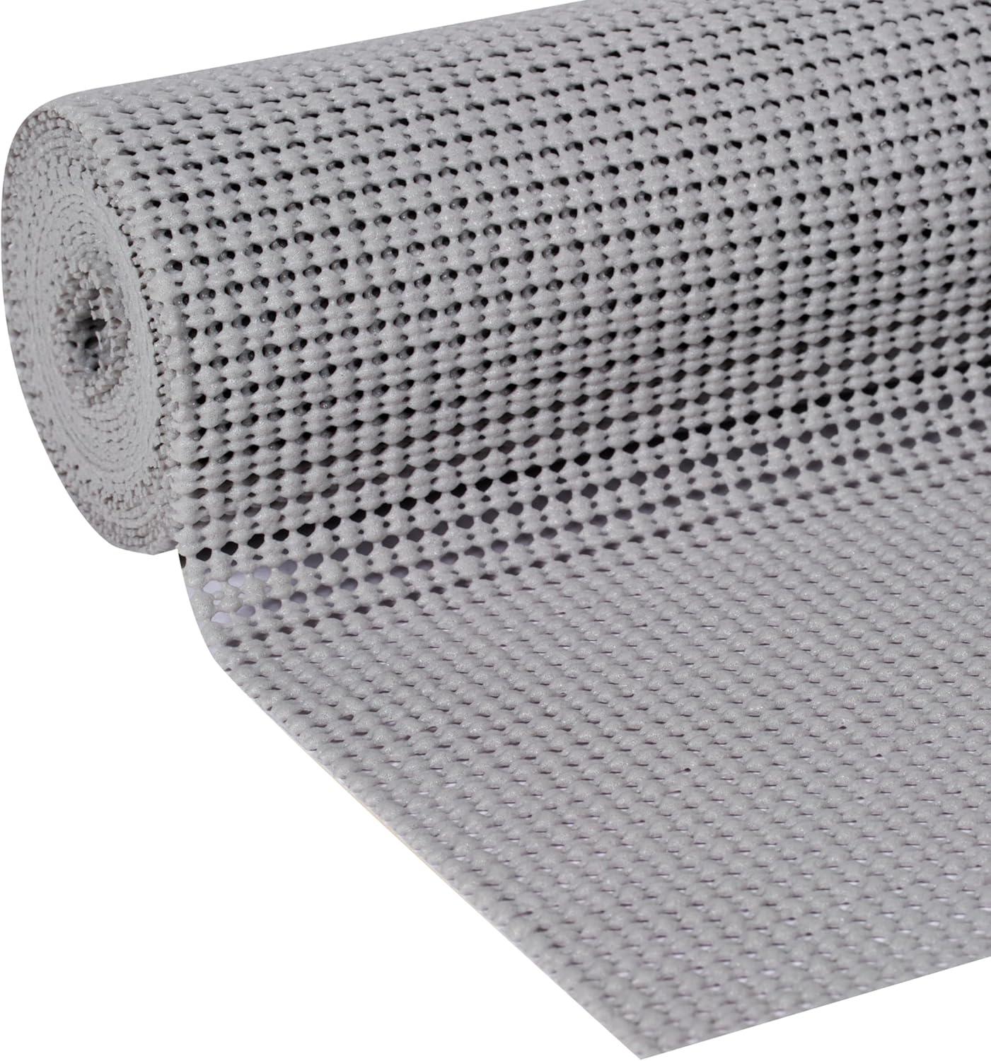 imageEasyLiner Select Grip Shelf Liner for Drawers ampamp Cabinets  Easy to Install ampamp Cut to Fit  Non Slip Non Adhesive Grip Shelf Liner for Kitchen Drawers Bathroom Pantry  20in x 6ft Fern Green 6 RollsGray