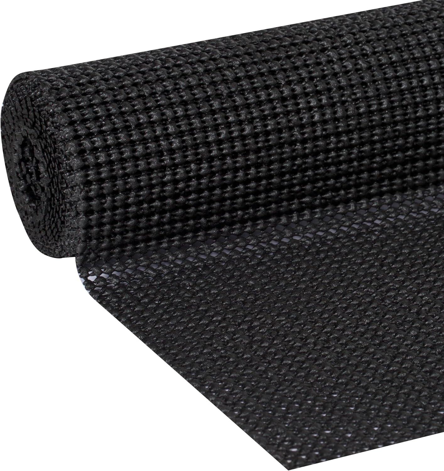 imageEasyLiner Select Grip Shelf Liner for Drawers ampamp Cabinets  Easy to Install ampamp Cut to Fit  Non Slip Non Adhesive Grip Shelf Liner for Kitchen Drawers Bathroom Pantry  20in x 6ft Fern Green 6 RollsBlack