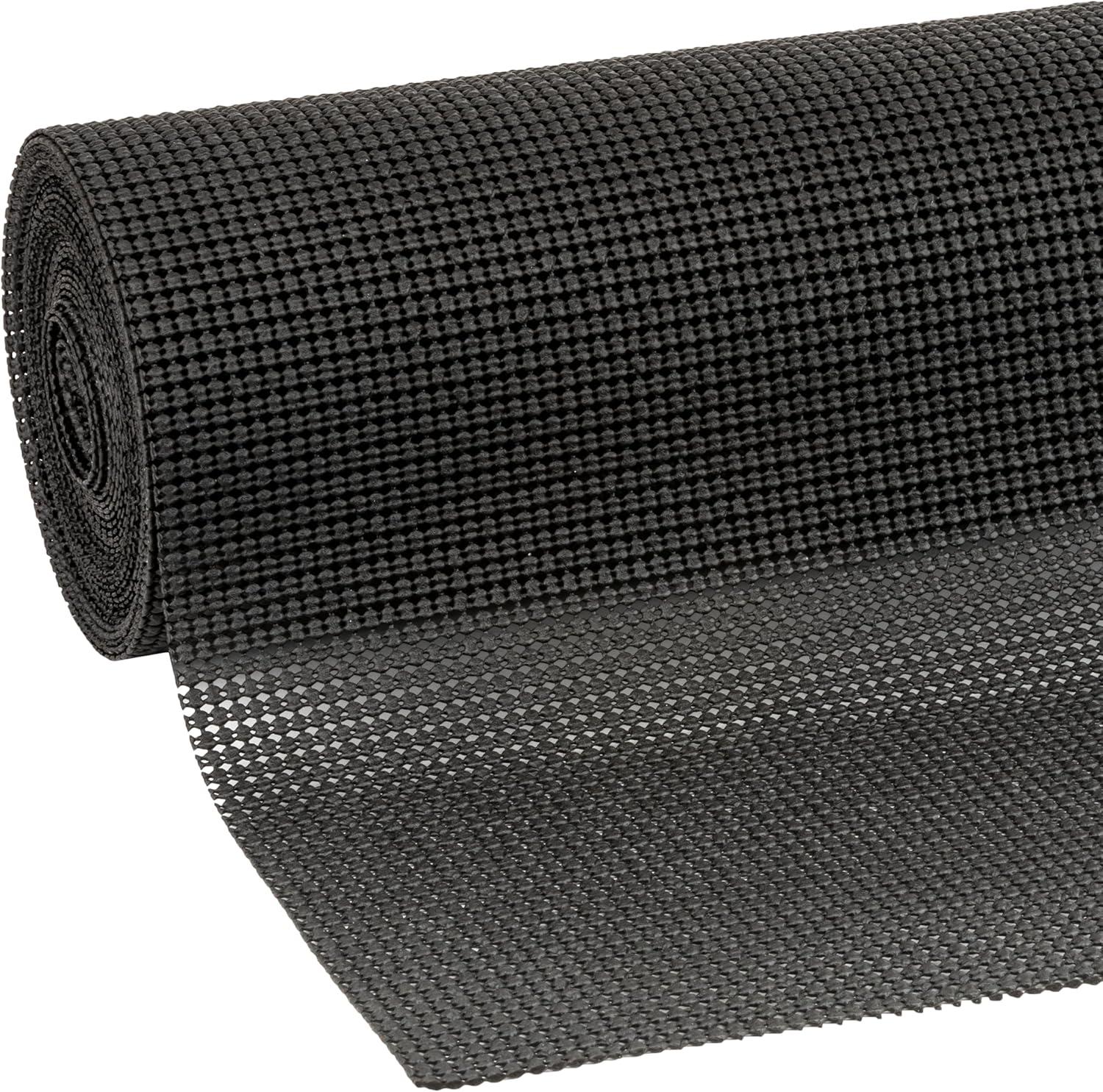 imageEasyLiner Select Grip Shelf Liner for Drawers ampamp Cabinets  Easy to Install ampamp Cut to Fit  Non Slip Non Adhesive Grip Shelf Liner for Kitchen Drawers Bathroom Pantry  20in x 6ft Fern Green 6 RollsBlack