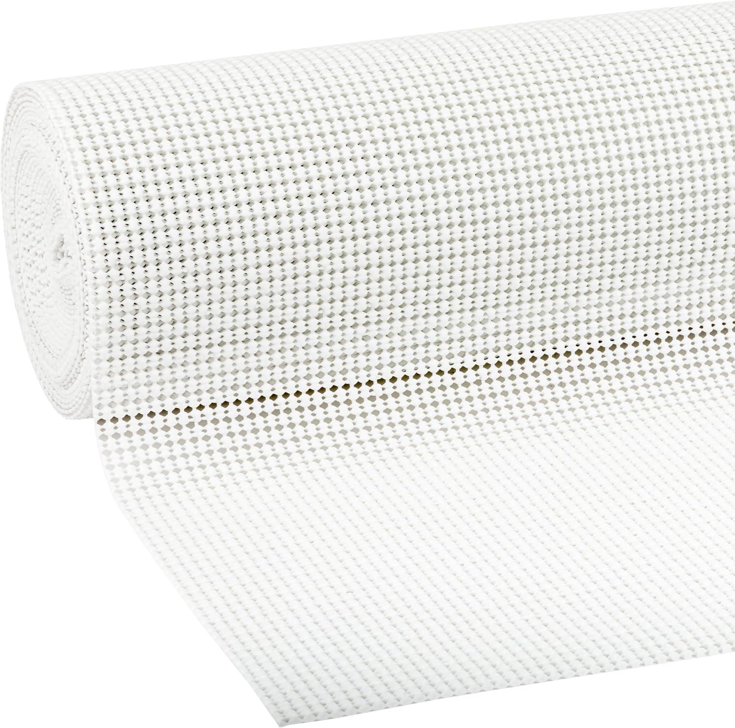 imageEasyLiner Select Grip Shelf Liner for Drawers ampamp Cabinets  Easy to Install ampamp Cut to Fit  Non Slip Non Adhesive Grip Shelf Liner for Kitchen Drawers Bathroom Pantry  20in x 6ft Fern Green 6 RollsWhite