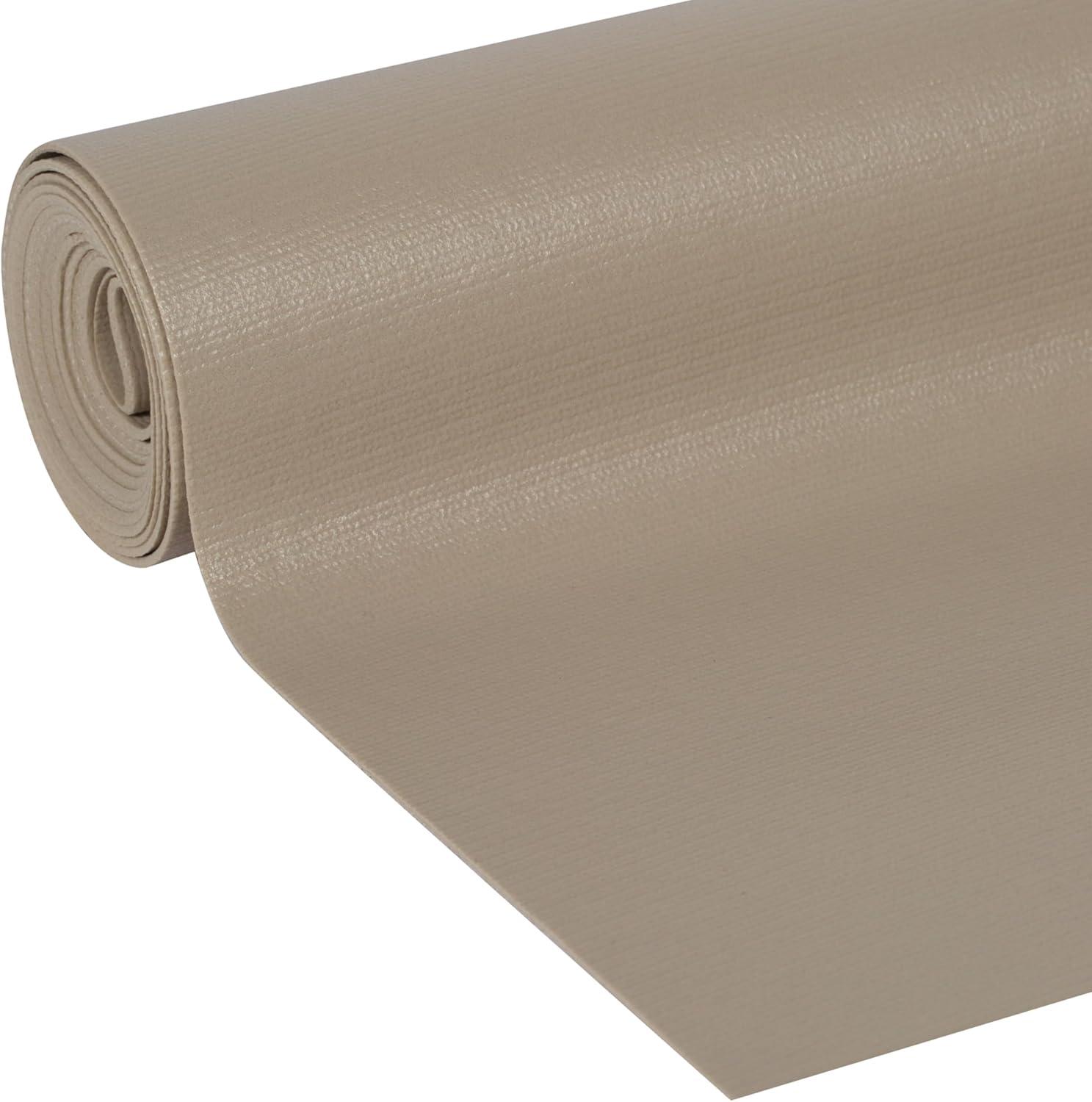 imageEasyLiner with Clorox Solid Grip Shelf Liner  Easy to Cut ampamp Install for Closet Pantry Wire Shelves Kitchen Cabinets  Non Adhesive Non Slip Shelf Liner  20quot x 6 ft  6 Roll Project Pack  BeigeTaupe