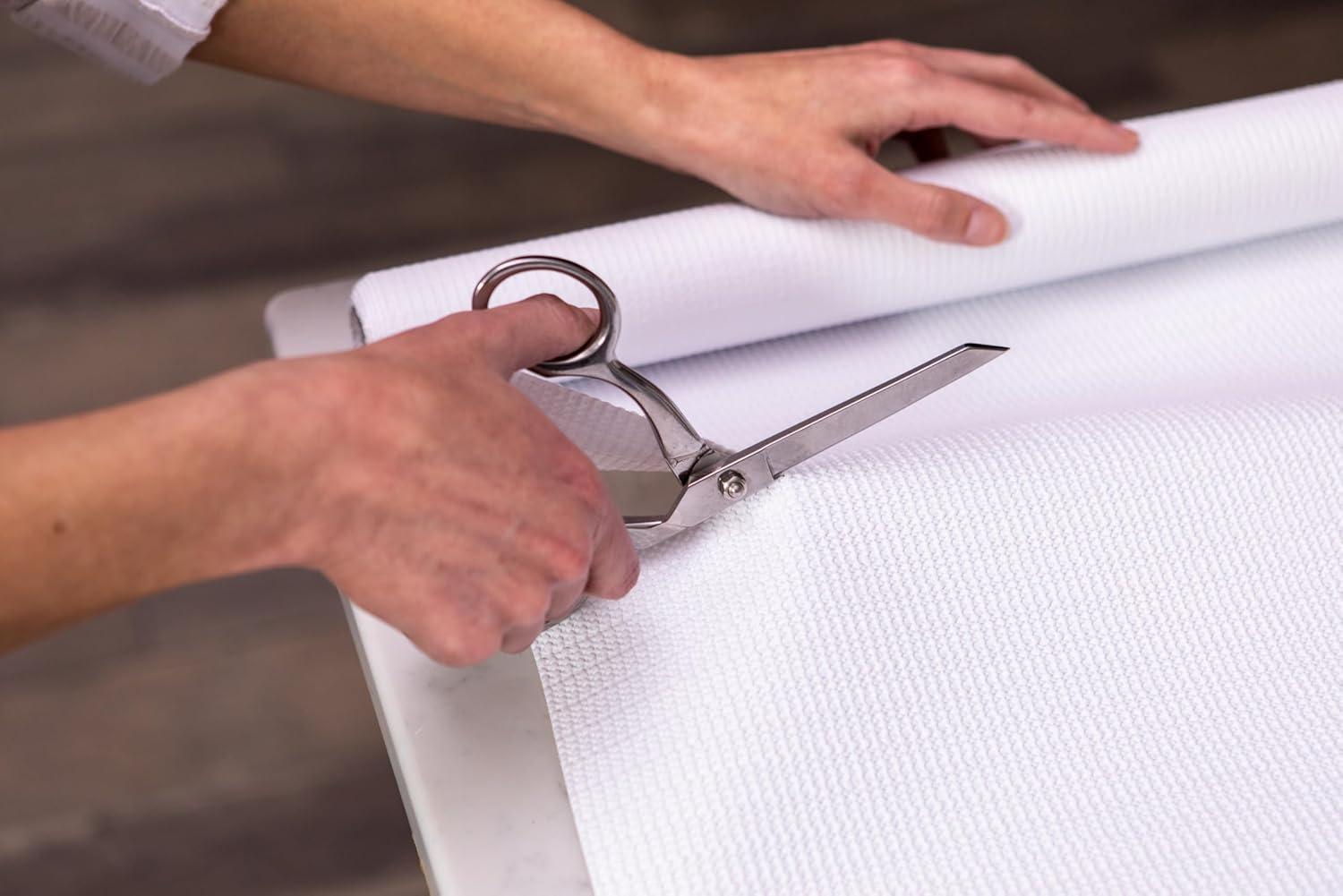 imageEasyLiner with Clorox Solid Grip Shelf Liner  Easy to Cut ampamp Install for Closet Pantry Wire Shelves Kitchen Cabinets  Non Adhesive Non Slip Shelf Liner  20quot x 6 ft  6 Roll Project Pack  BeigeWhite