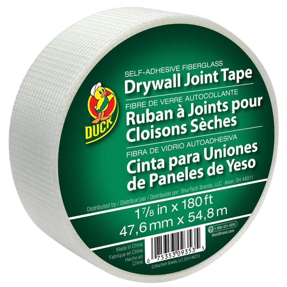 imageDuck Brand 188Inch by 180 Feet Single Roll SelfAdhesive Fiberglass Drywall Joint Tape White 282083188 in x 180 ft