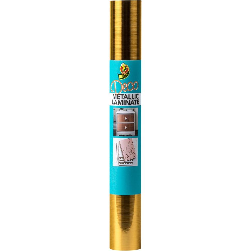 imageDuck Brand Deco Adhesive Laminate  Metallic Gold 12 in x 10 ftMetallic Gold