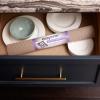 imageDuck Brand Select Grip Easy Liner Shelf and Drawer Liner NonAdhesive 12Inch x 10Feet BlackTaupe