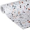 imageEasyLiner Adhesive Shelf Liner for Cabinets ampamp Cupboards  Easy to Install ampamp Cut to Fit  SelfAdhesive Shelf Paper  Peel and Stick Shelf Liner  Easy to Clean ampamp Removable  90 Total Feet  SoapstoneTerrazzo
