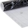 imageEasyLiner Adhesive Shelf Liner for Cabinets ampamp Cupboards  Easy to Install ampamp Cut to Fit  SelfAdhesive Shelf Paper  Peel and Stick Shelf Liner  Easy to Clean ampamp Removable  90 Total Feet  SoapstoneBlack Marble