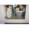 imageEasyLiner Clear Classic Shelf Liner  Durable Non Adhesive Fridge Liner  Easy to Install ampamp Clean  Kitchen Liner Mat for Fridge Shelves  Removable Shelf Liner 20 in x 12 ft  Gray Geo PatternBlack