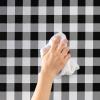 imageEasyLiner Peel ampamp Stick Decor Removable Peel and Stick Wallpaper  Self Adhesive Decorative Shelf Paper for Cabinets Walls Resurfacing Projects  Adhesive Shelf Liner  20in x 18ft  Black GinghamBlack Gingham