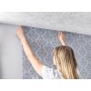 imageEasyLiner Peel ampamp Stick Decor Removable Peel and Stick Wallpaper  Self Adhesive Decorative Shelf Paper for Cabinets Walls Resurfacing Projects  Adhesive Shelf Liner  20in x 18ft  Black GinghamVictorian Print