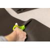 imageEasyLiner with Clorox Solid Grip Shelf Liner  Easy to Cut ampamp Install for Closet Pantry Wire Shelves Kitchen Cabinets  Non Adhesive Non Slip Shelf Liner  20quot x 6 ft  6 Roll Project Pack  BeigeBlack