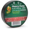 imageDuck Brand Heavy Duty Electrical Tape 075Inch x 66Feet Single Wrapped Roll Black 393120Black Wrapped Single