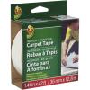 imageDuck Brand Light Traffic Carpet Tape 188Inch x 75 Feet Single Roll White 394621141 Inch x 42 Feet Pack of 6