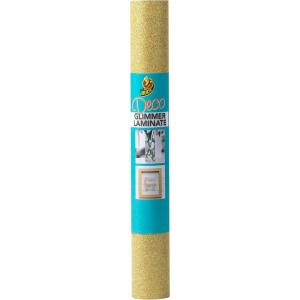 imageDuck Brand Deco Adhesive Laminate  Metallic Gold 12 in x 10 ftGlimmer Gold