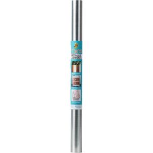 imageDuck Brand Deco Adhesive Laminate  Metallic Gold 12 in x 10 ftSilver Metal