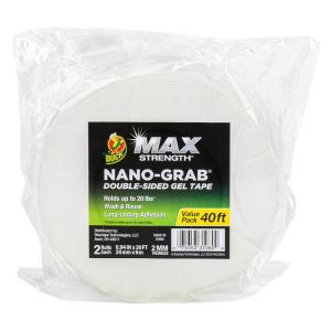 imageDuck Max DoubleSided Gel Tape with NanoGrab Technology Clear MultiPurpose ampamp Removable 094quot x 5 Feet Clear 6 Pack 2876402 Pack
