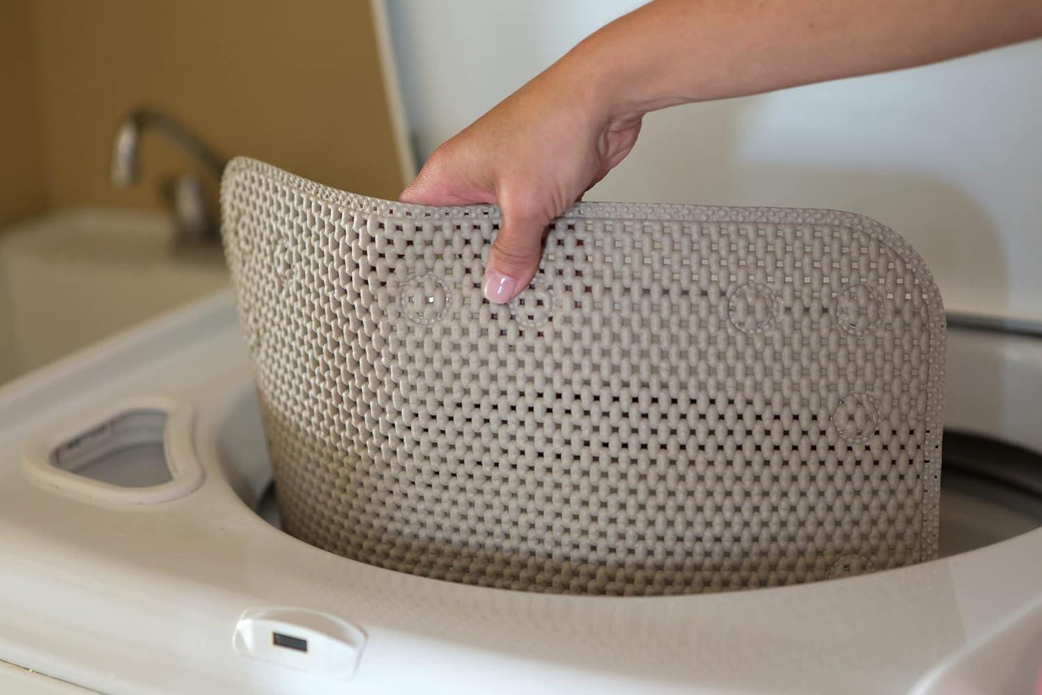imageDuck Brand Clorox Vinyl Bath Mat for Tubs Non Slip Bathtub Mat with Suction Cups for use in Non Textured Bathtubs and Shower Stalls 17 Inches x 36 Inches Clear36 x 17 Rectangular