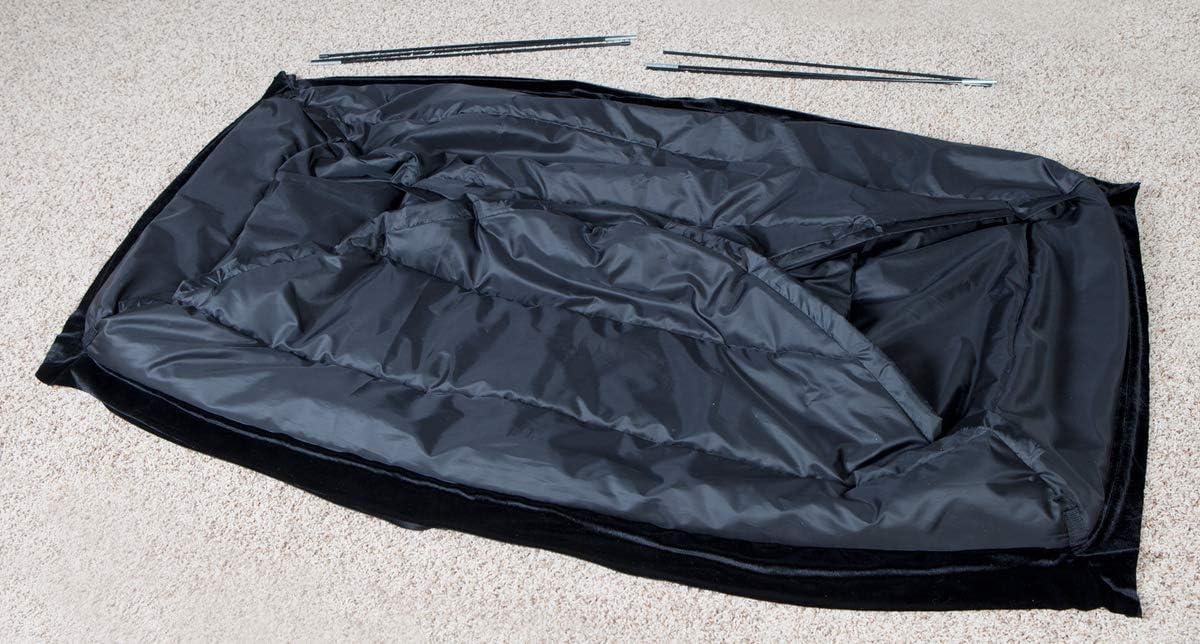 imageDuck Brand Stairway Attic Cover Energy Saving Attic Insulation Cover Fits Openings up to 255 Inches by 54 Inches for YearRound Weatherization Black 286209