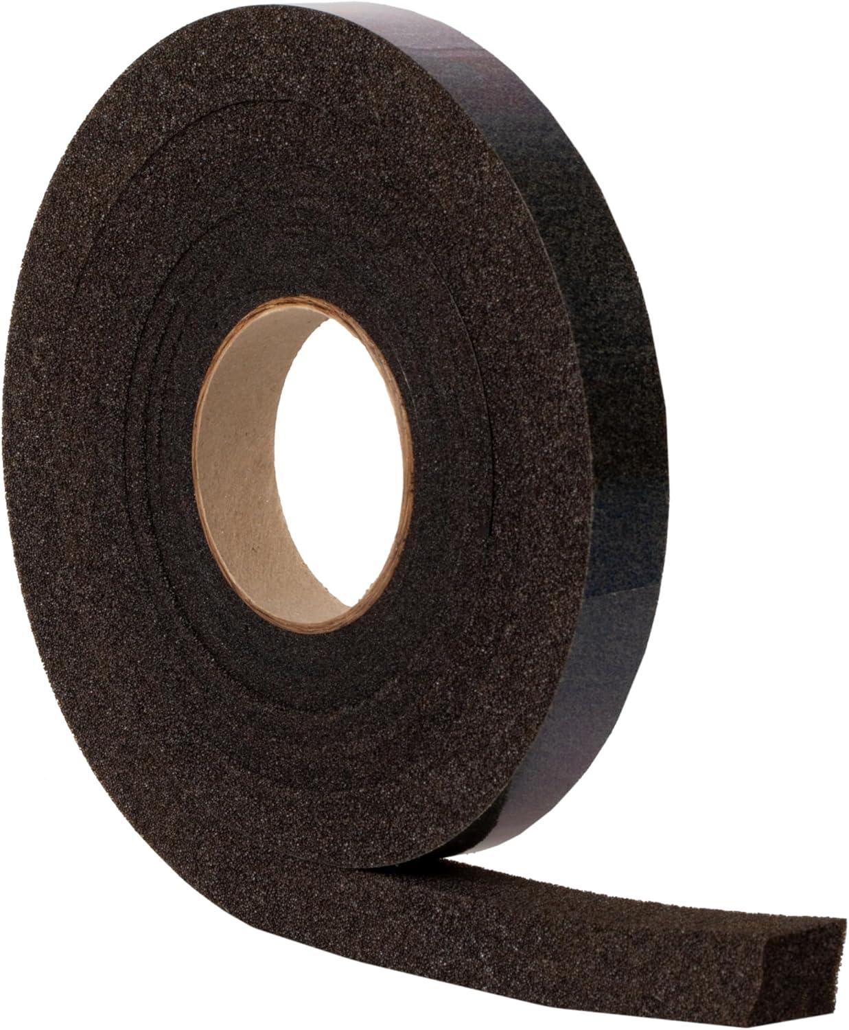 imageDuck Max Strength Expanding Foam Seal for Doors and Windows 5 in x 5 in x 20 ft Expands to Fit Uneven Gaps up to 12 Inch Thick Cut to Size Black 1Roll Pack of 1Black