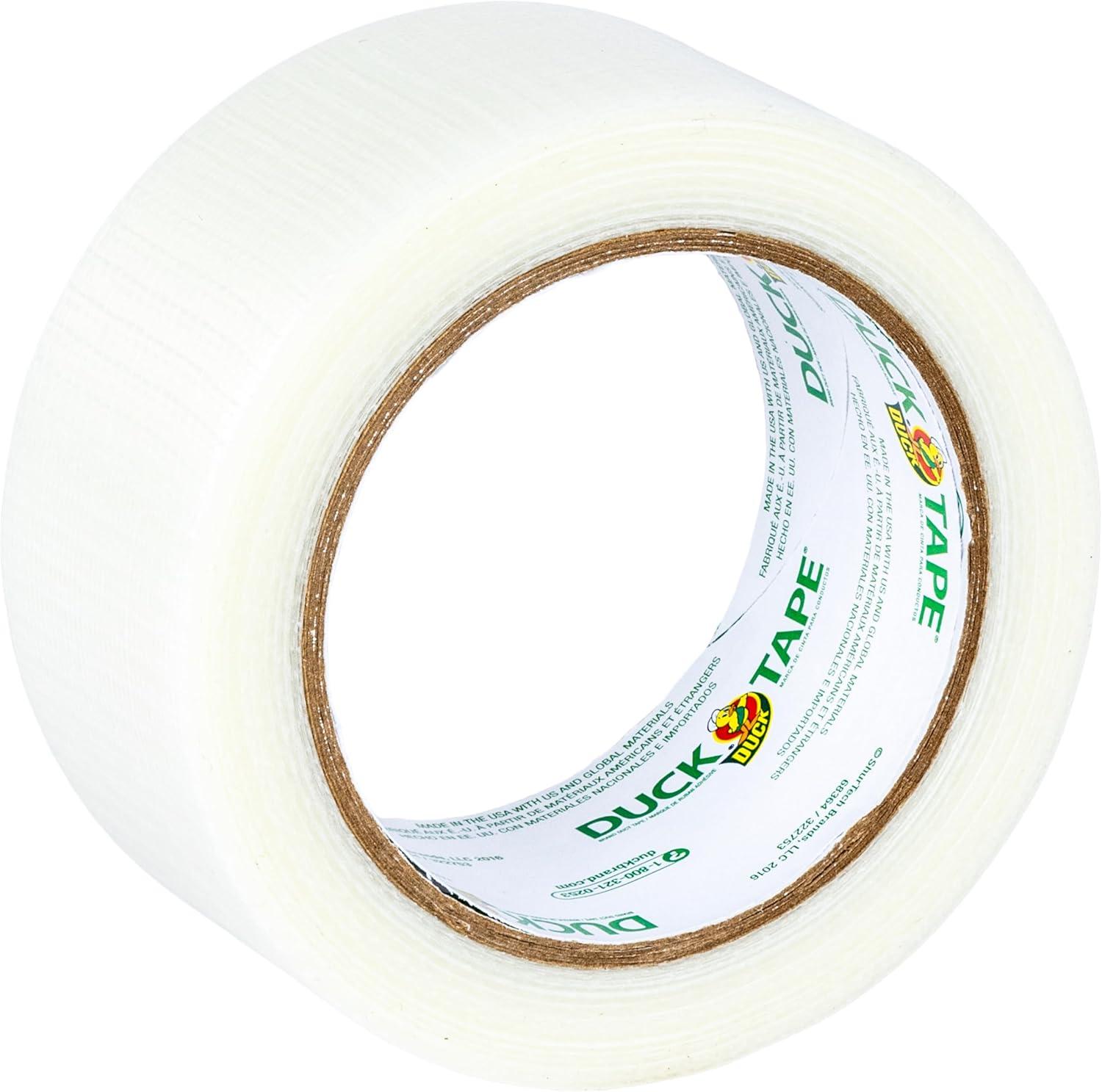 imageDuck Tape Brand Duct Tape for Corrugate Boxes for Indoors and Outdoors Repairs 6 Rolls Transparent for Discreet Repairs 188 in x 25 yd