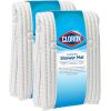 imageDuck Brand Clorox Bath Mat for Tubs Non Slip Bathtub Mat with Suction Cups 17 Inches x 36 Inches Sky Blue 2 Pack21 x 21 Inches  White  2 Pack