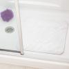 imageDuck Brand Clorox Vinyl Bath Mat for Tubs Non Slip Bathtub Mat with Suction Cups for use in Non Textured Bathtubs and Shower Stalls 17 Inches x 36 Inches Clear21 x 21 Rectangular