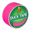 imageDuck Brand Duck Color Duct Tape 6Roll Metallic Chrome 1303158CNeon Pink