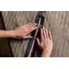 imageDuck Brand HandsFree Magnetic Screen Door for Standard Width Door  Mesh Patio Door and Bug Screen with Magnets  39 x 86 Inches BlackFrenchSliding Doors
