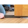 imageDuck Brand HeavyDuty Door Shoe Seal AllSeason Block Drafts Dust Bugs Light ampamp Reduce Noise 175Inch x 36Inch White 284440Brown