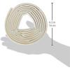 imageDuck Brand HeavyDuty Self Adhesive Weatherstrip Seal for Large Gaps 38Inch Wide x 14Inch Thick x 17Feet Long 2 Seals White 2824341 seal