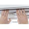 imageDuck Brand Max Strength Silicone Weatherstrip Seal for Doors and Windows SelfAdhesive Fits Medium Gaps from 1814 Inches 31 in x 25 in x 17 ft White