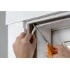 imageDuck Brand Max Strength Silicone Weatherstrip Seal for Doors and Windows SelfAdhesive Fits Medium Gaps from 1814 Inches 31 in x 25 in x 17 ft White