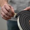imageDuck Brand Self Adhesive Foam Weatherstrip Seal for Extra Large Gaps 30 Total Feet Window and Door Seal Strip Foam Tape 34Inch Wide x 12Inch Thick x 10Feet Long 3 Rolls Charcoal 2844243 Rolls