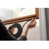 imageDuck Brand Self Adhesive Foam Weatherstrip Seal for Extra Large Gaps 30 Total Feet Window and Door Seal Strip Foam Tape 34Inch Wide x 12Inch Thick x 10Feet Long 3 Rolls Charcoal 2844242 Rolls