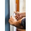imageDuck Brand Silicone SelfAdhesive Weatherstrip Draft Seal for Doors ampamp Windows Seal Gaps and Cracks Around Doors and Windows Cut to Size Clear 2 Rolls 50 Ft Total